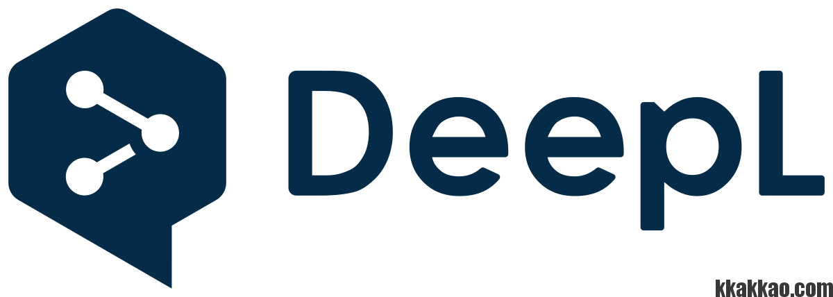 딥엘 로고(DeepL Logo)